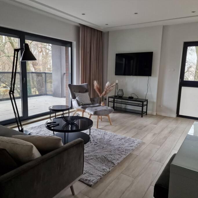 Apartament Nad Struga, Klimatyzacja, Parking,Taras Torun Ngoại thất bức ảnh